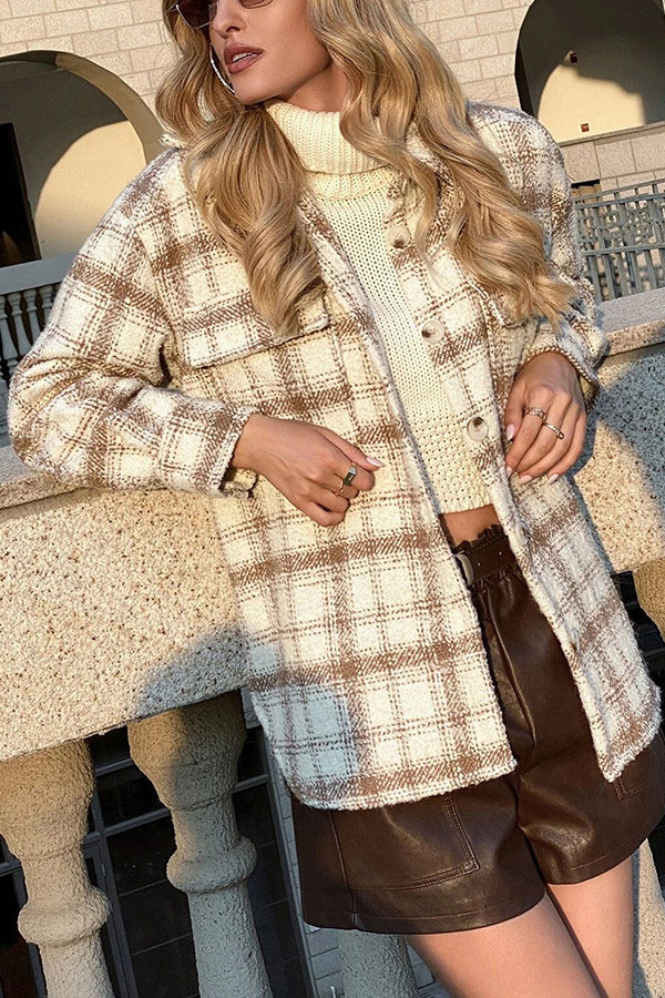 Vintage Women Soft Tweed Jacket