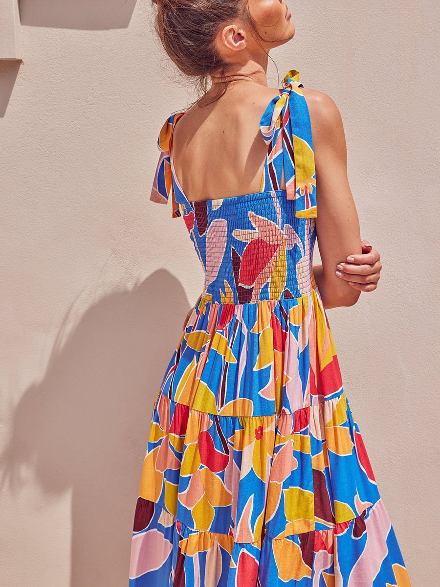 Printed Bandage Dress