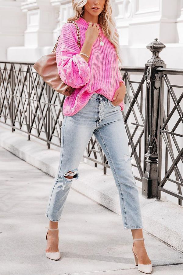 Balloon Sleeve Sweater