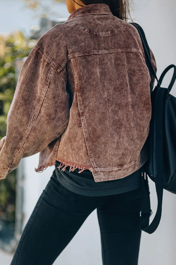 Retro Washed Corduroy Jacket