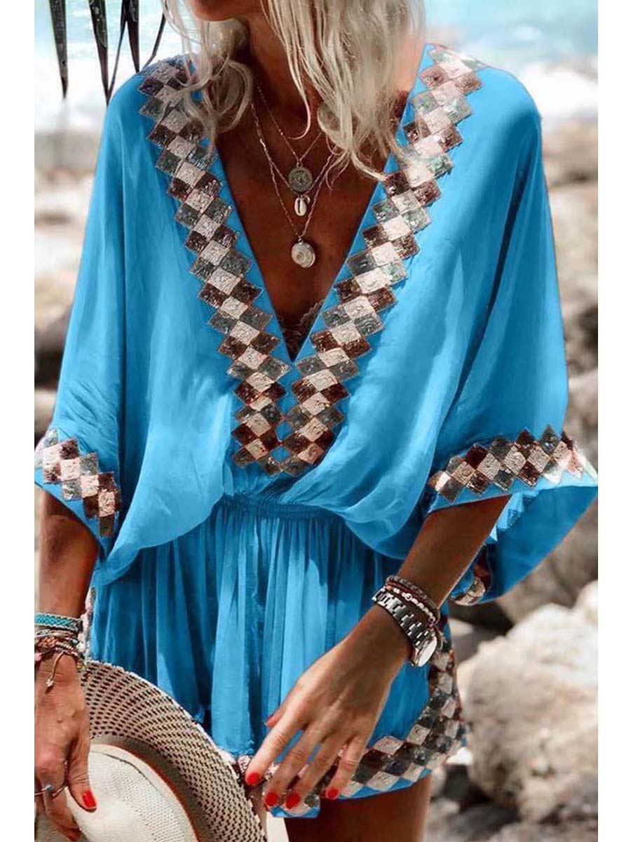 Printed Bat Shirt Mini Dress