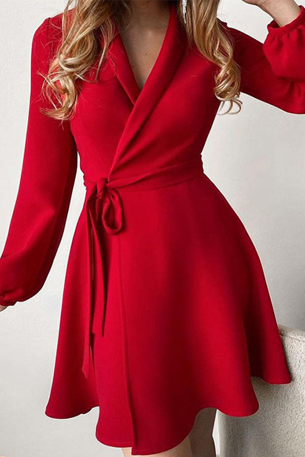 Good Vibes Floral Print Patchwork Office Lady Dress