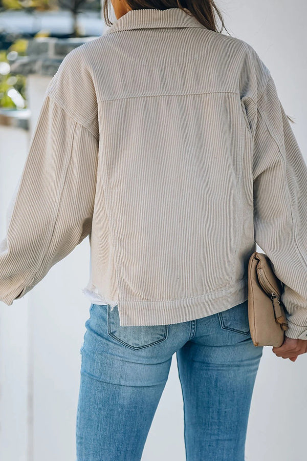 Retro Washed Corduroy Jacket