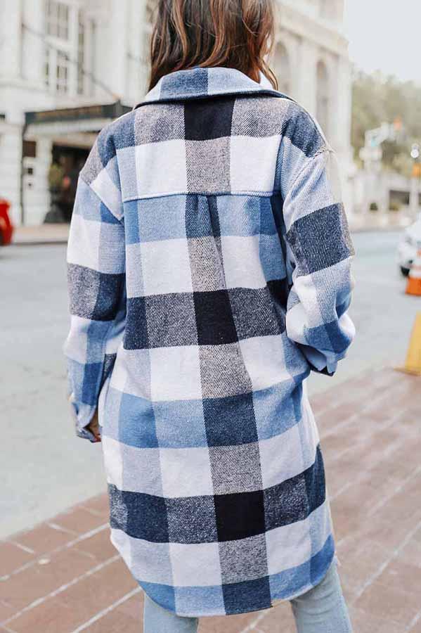 Plaid Shacket Jacket