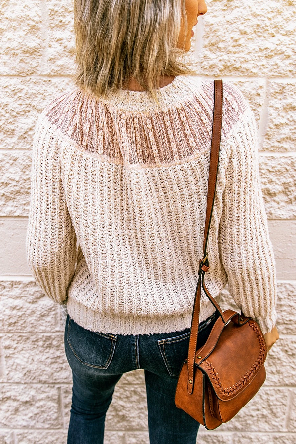 On-trend Patchwork Sweety Sweater