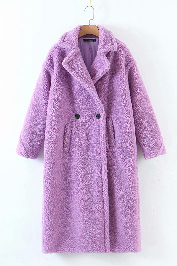 Lamb Wool Coat Plus Size