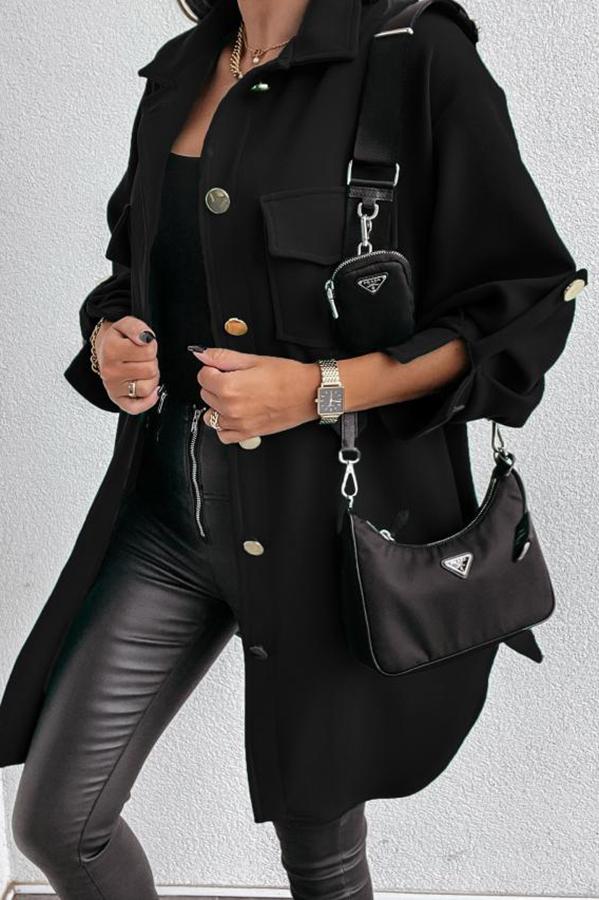 Pocketed Utility Coat