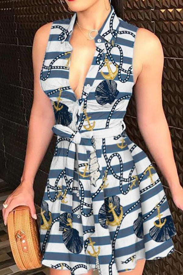 Colorful Plaid Print Mini Dress