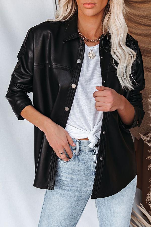 Sundown Faux Leather Jacket